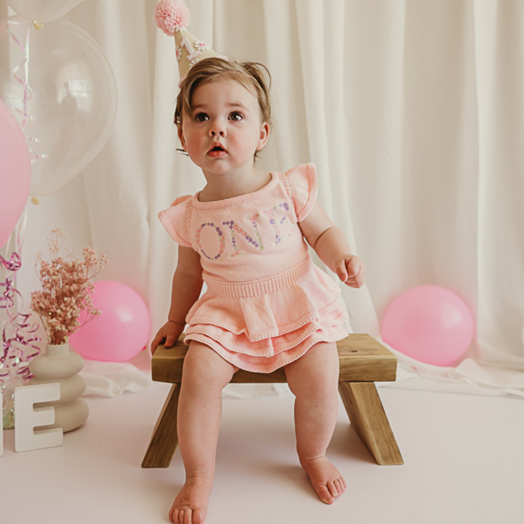 Blush hot sale baby romper